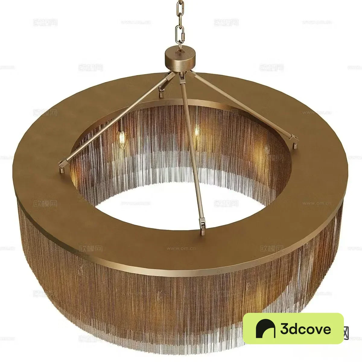 Eichholtz Italian luxury chandelier tassel lamp