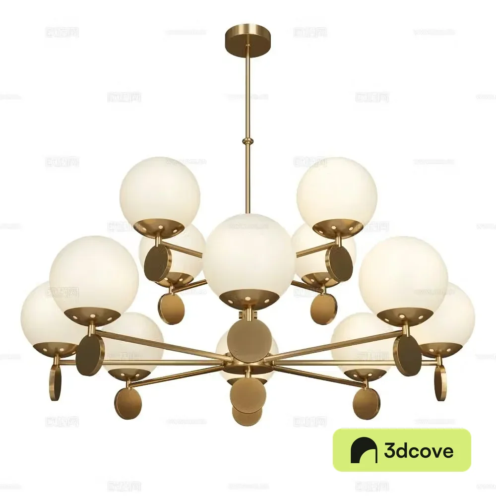 Stilfort multi-head chandelier