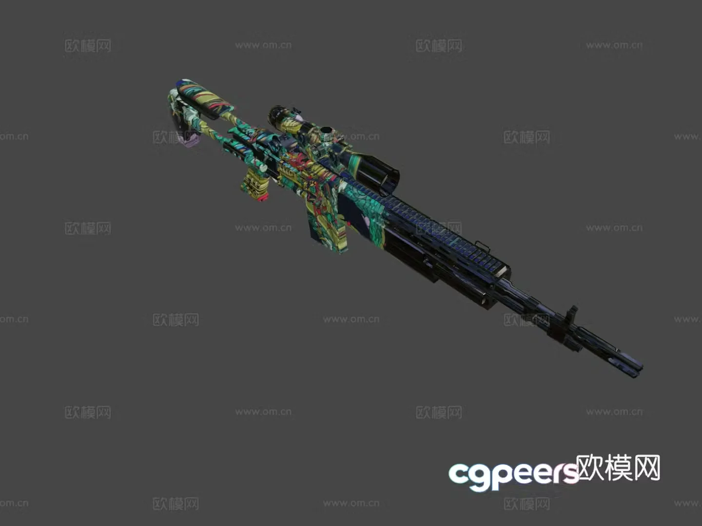MK14-Chinese Dragon 3D Model