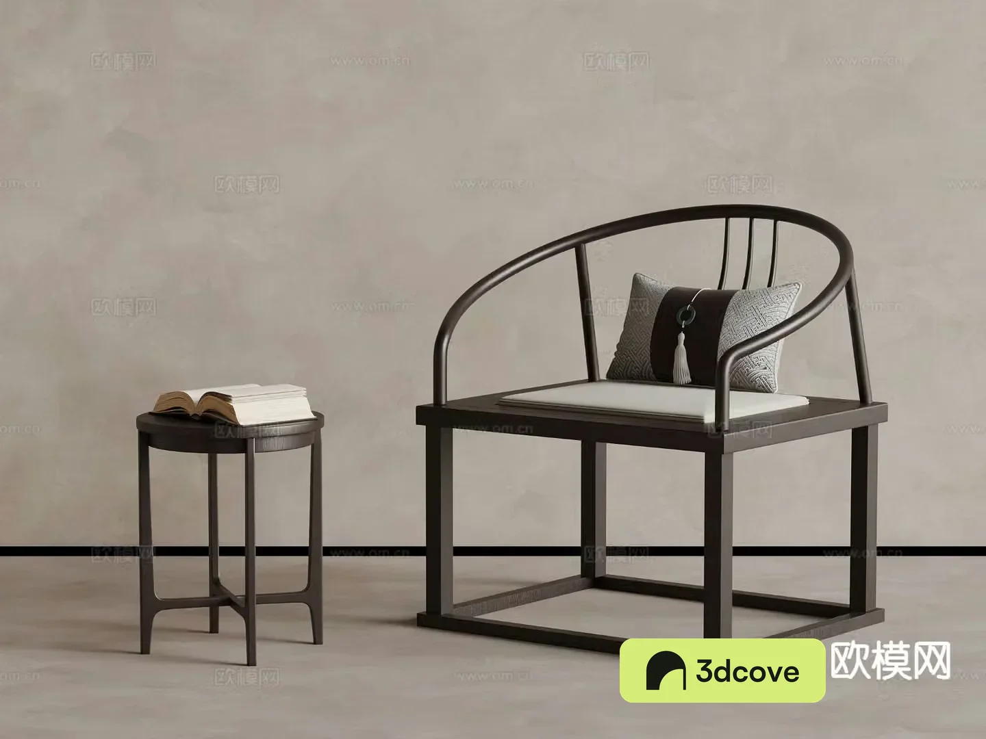 New Chinese style leisure chair armchair