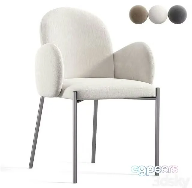 3ds Max Free – Macy’s Cozy White Chair