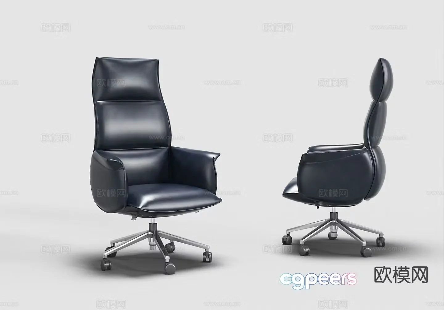 Modern office chair 3d model