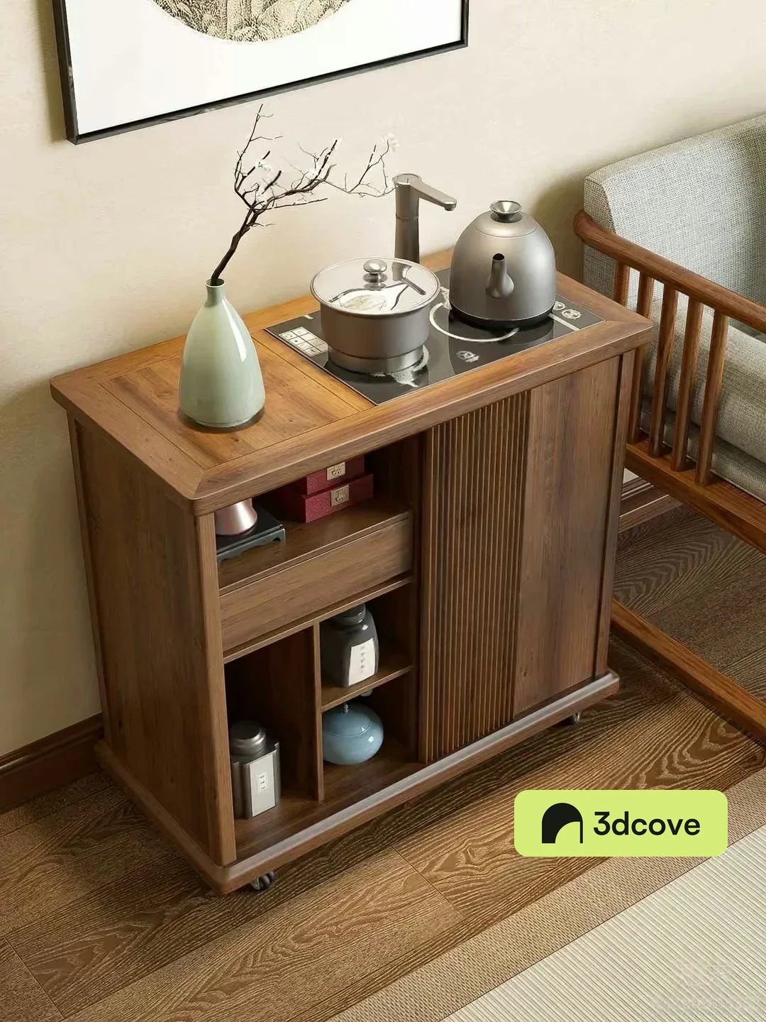 A Wooden Cabinet