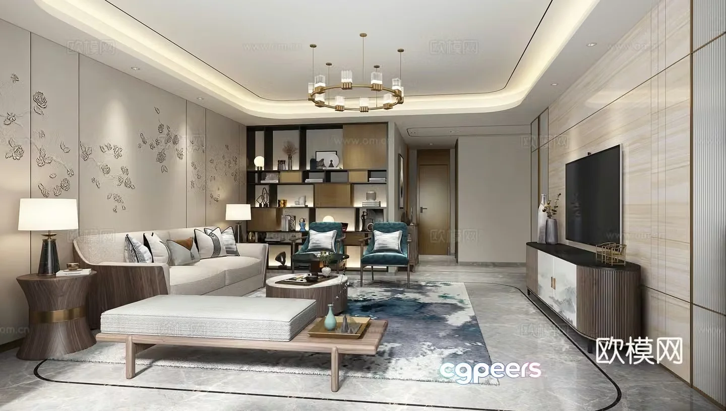 New Chinese restaurant 3D model