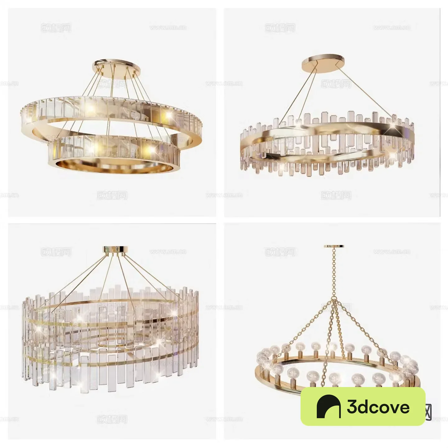 Light luxury chandelier crystal chandelier