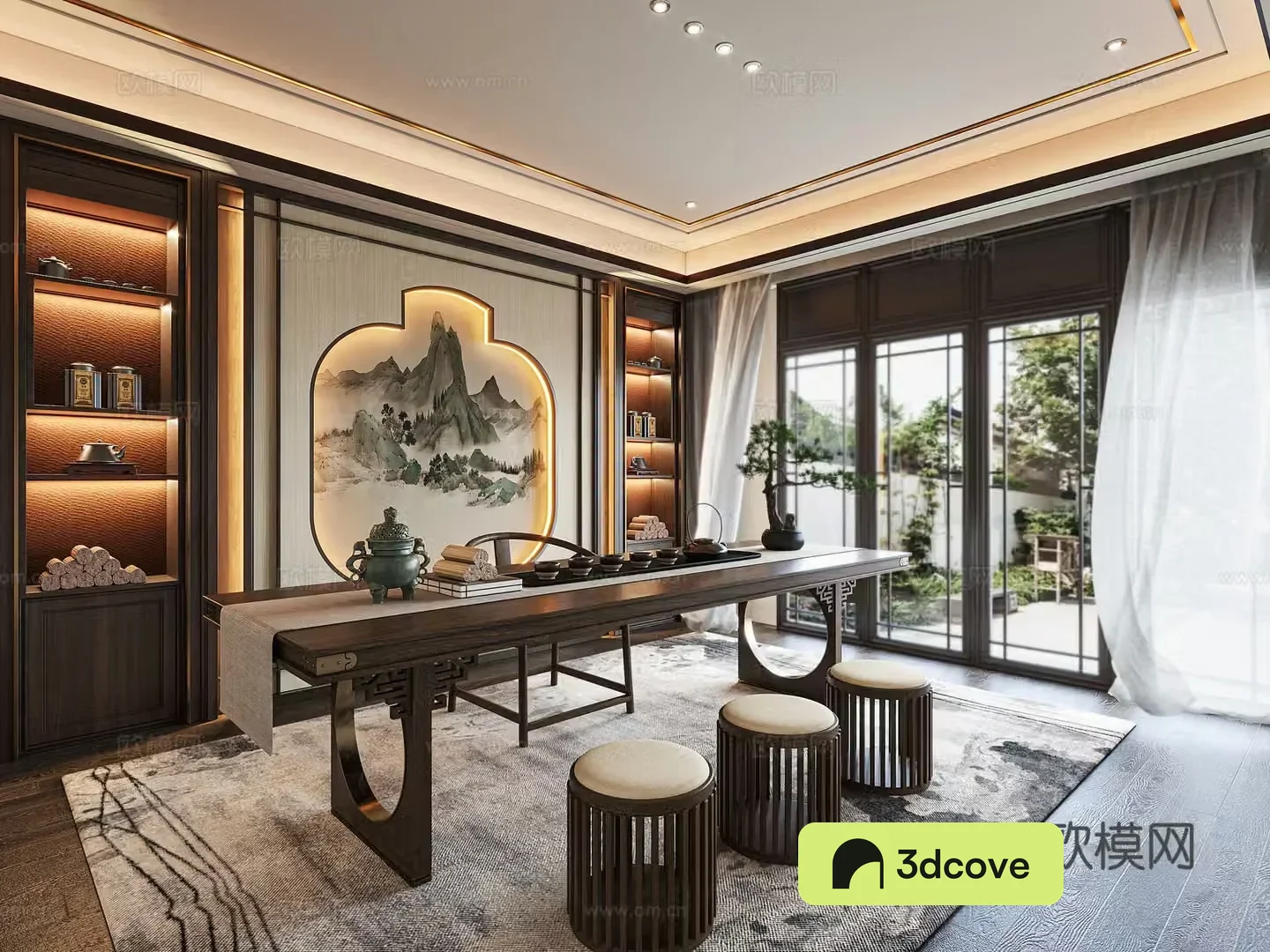 New Chinese tea room