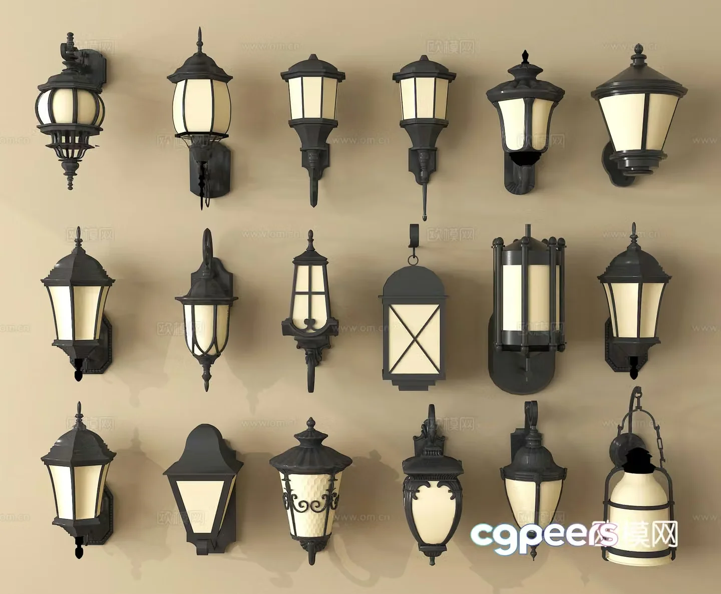 Wall lamp 3d model