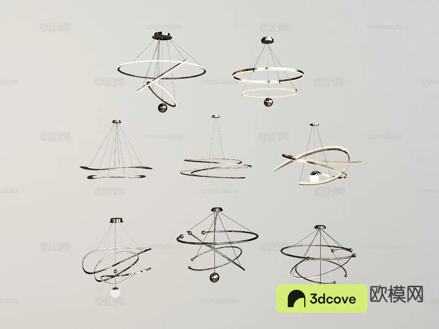 Light luxury ring chandelier