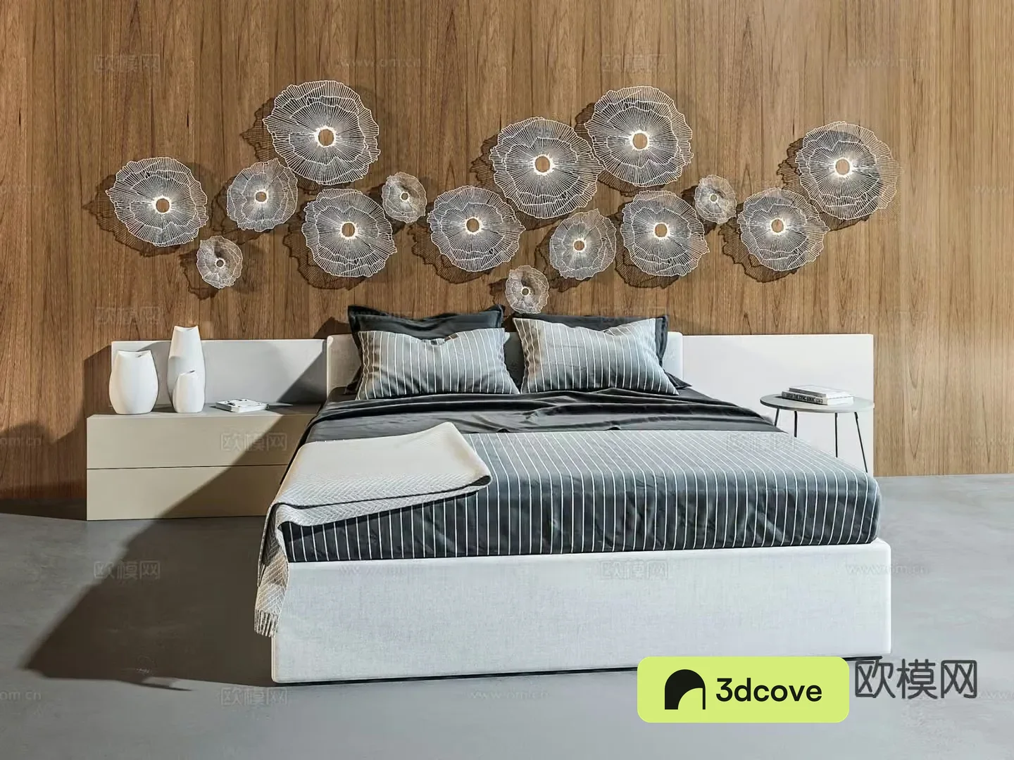 Modern double bed