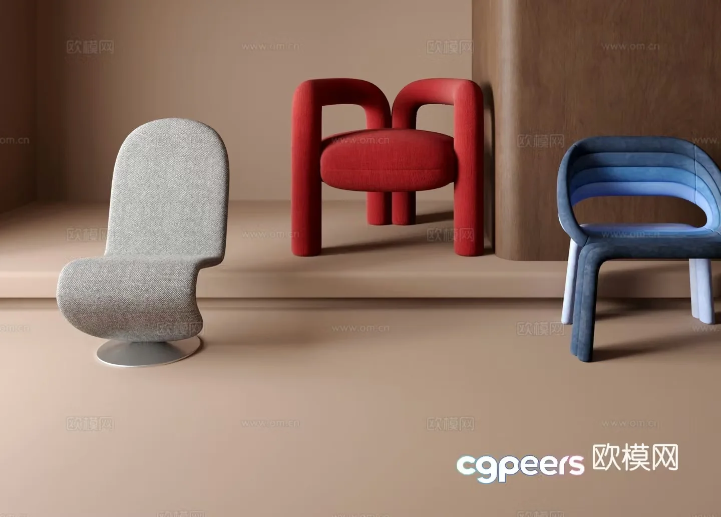 Sofa chair leisure chair 3d model