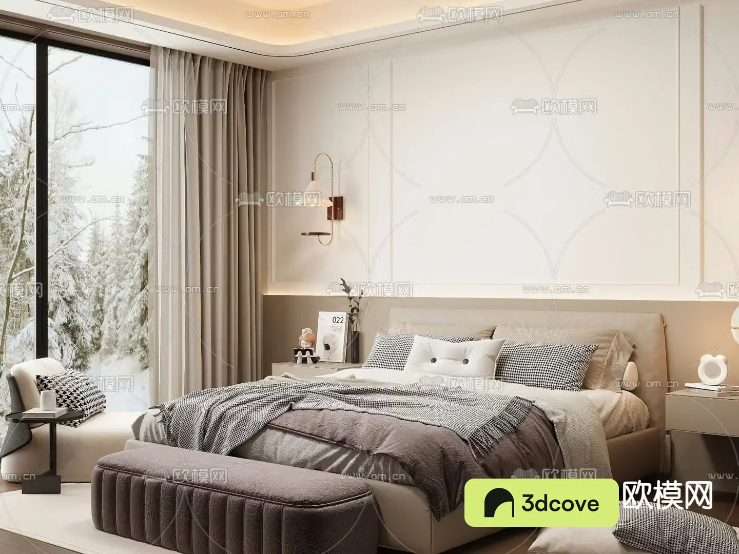 Italian double bed