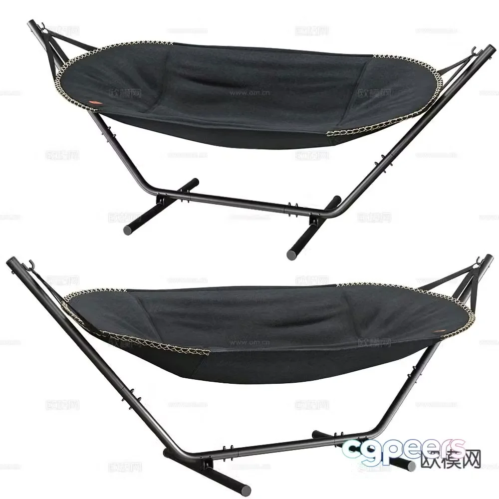 Modern cradle children’s bed rocking chair 3d model