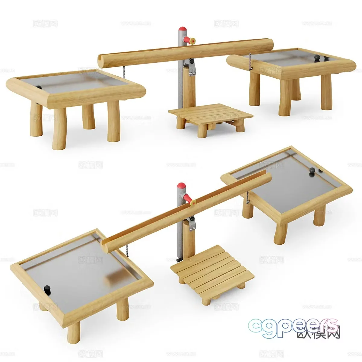 Modern children’s toy sandbox toy 3D model