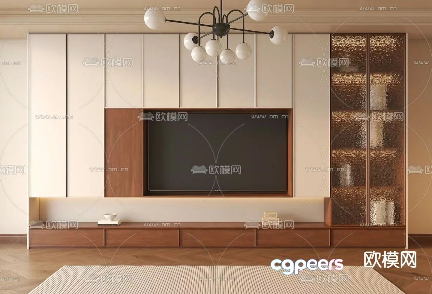 TV background 3d model