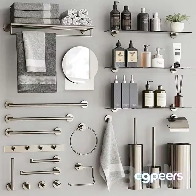 3ds Max Free – Bathroom Accessories 87