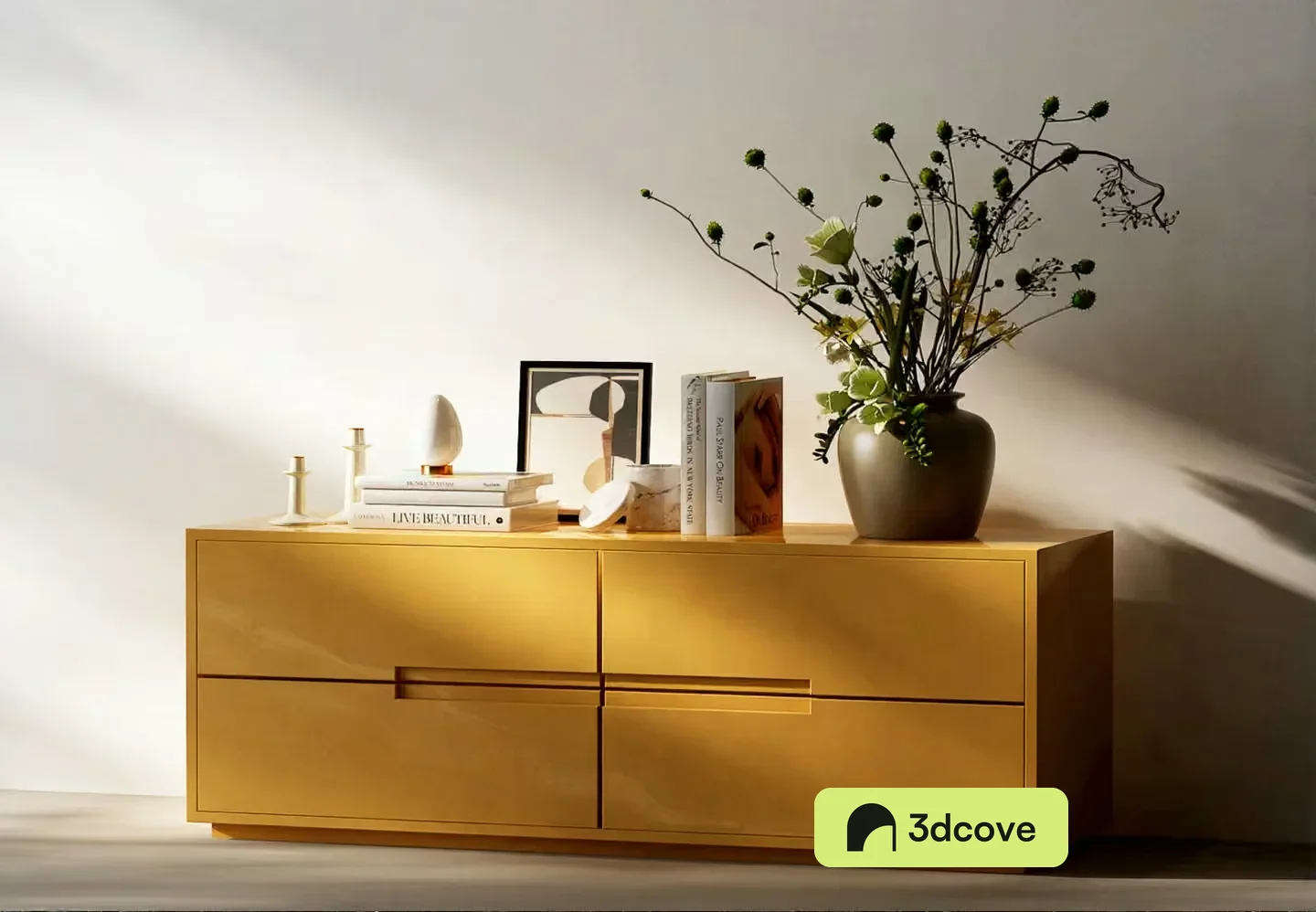 Modern Light Wood Dresser