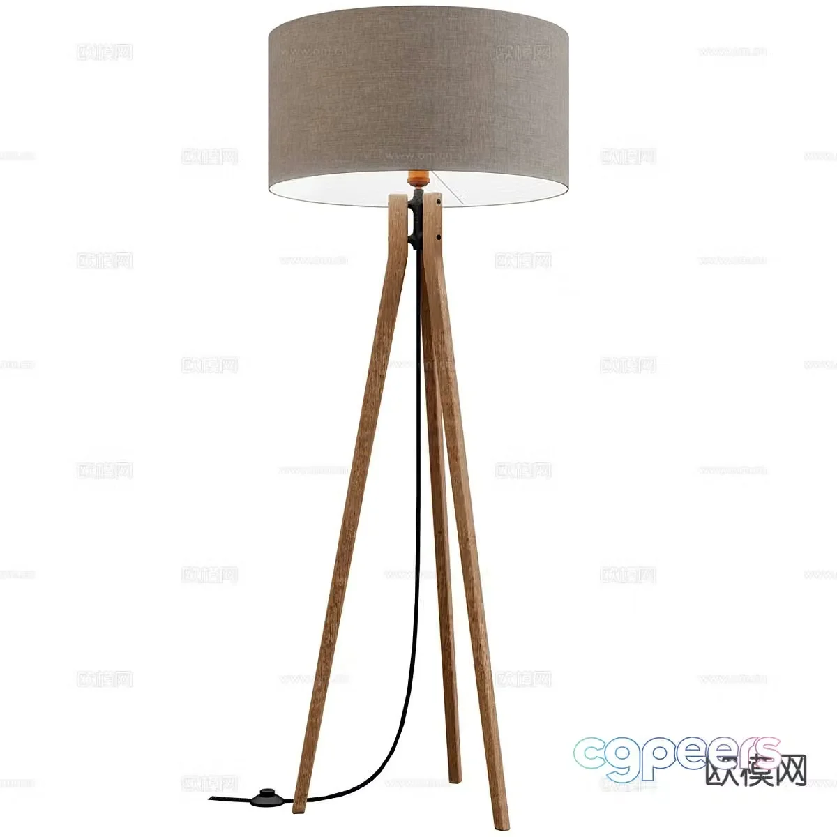 Modern floor lamp 3d model
