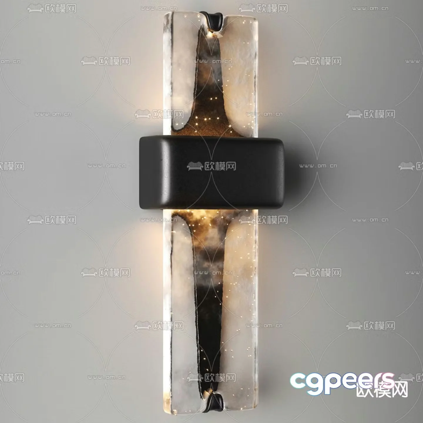 Modern wall light 3d model