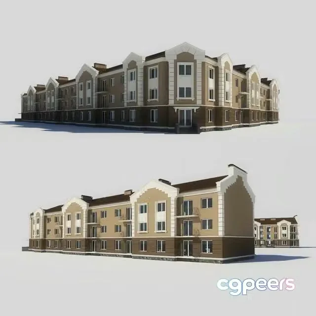 3ds Max Free – House in classical style