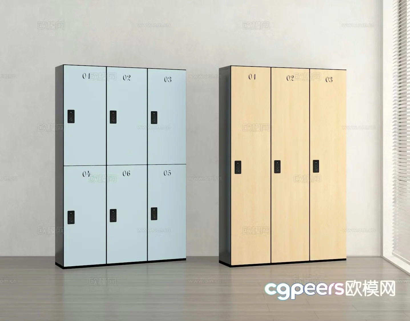 locker locker password locker 3d model