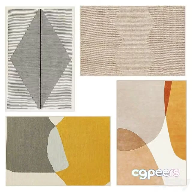 3ds Max Free – Laredoute – Rug set 15