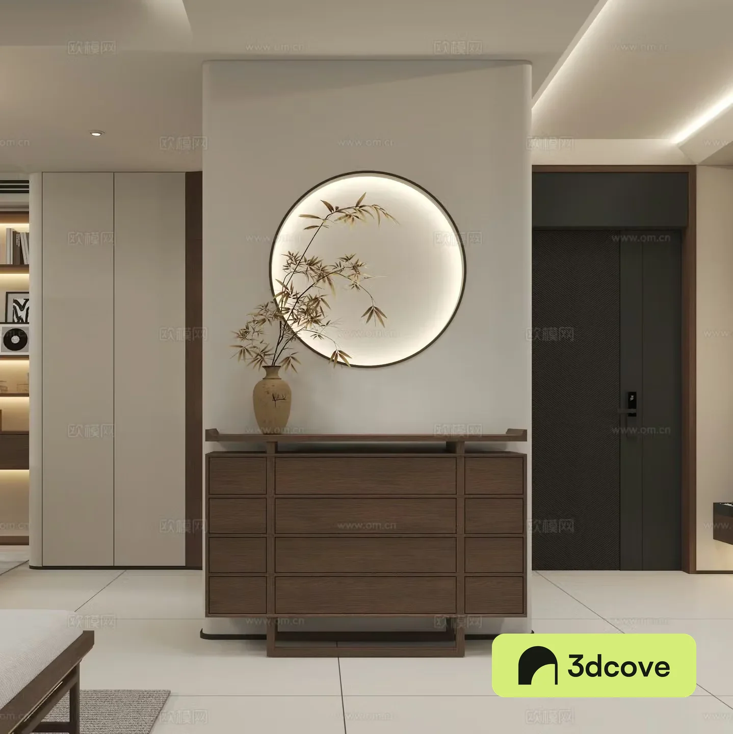 Modern new Chinese style entrance