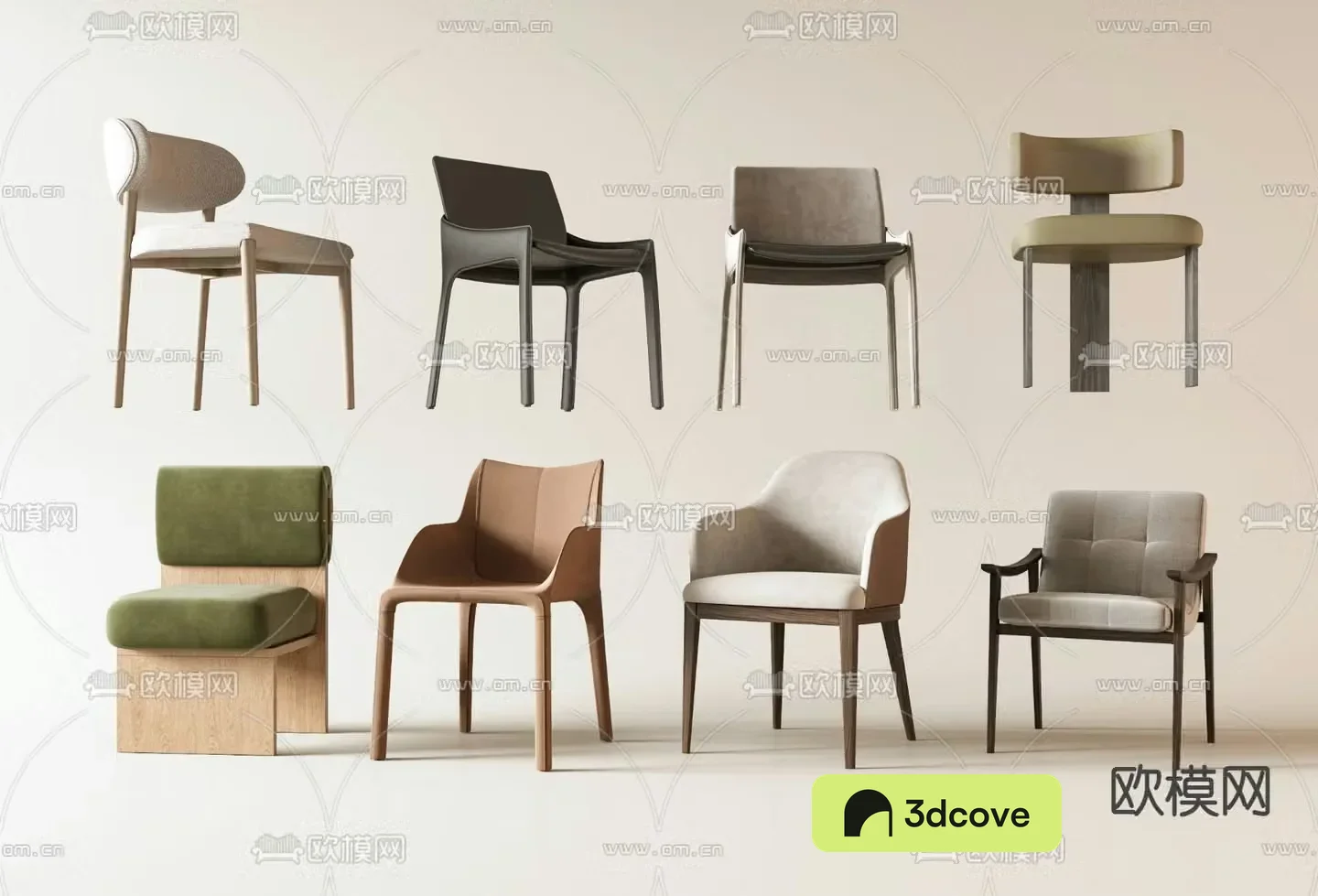 Modern dining chair single chair