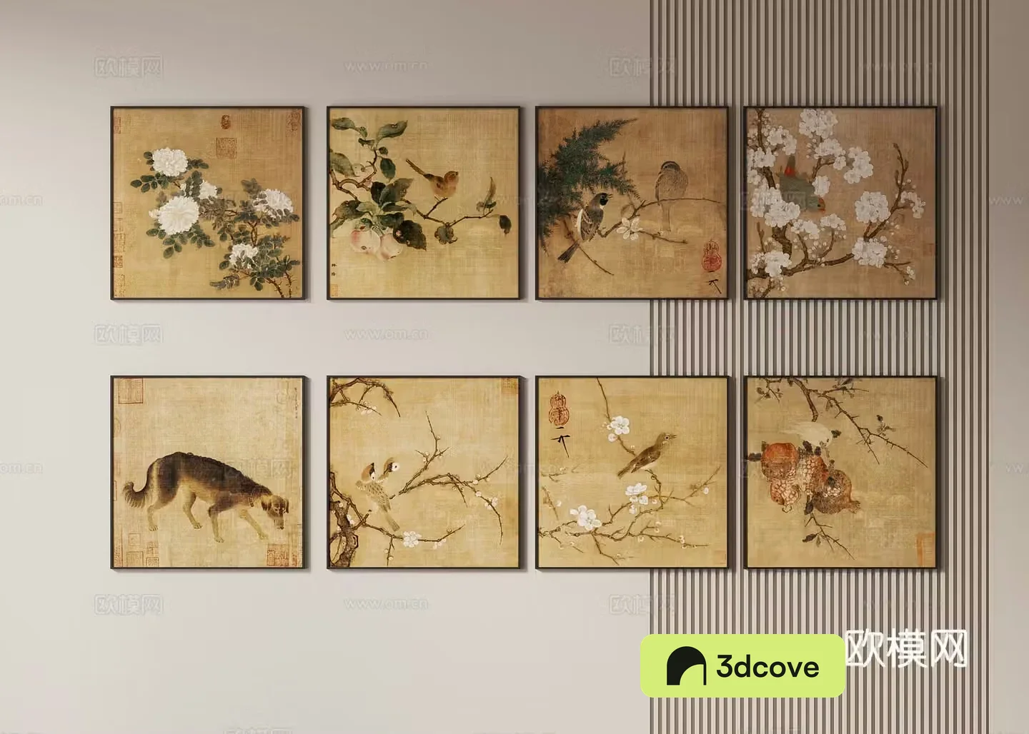 New Chinese style hanging paintings ancient paintings Zen hanging paintings