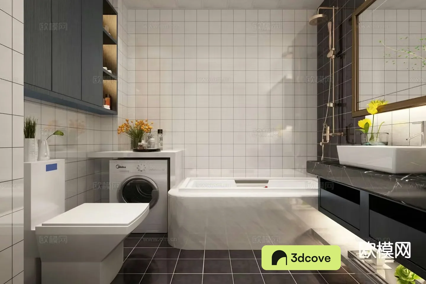 Modern bathroom