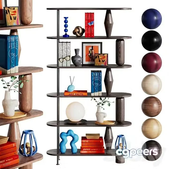 3ds Max Free – A Rack with a Bright Decor