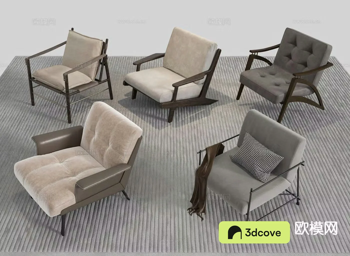 Wabi-sabi chair leisure chair