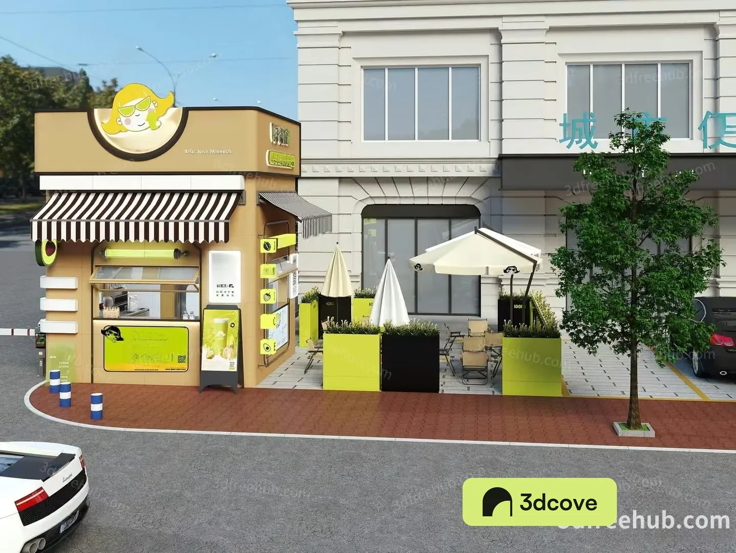 A Street Food Stand