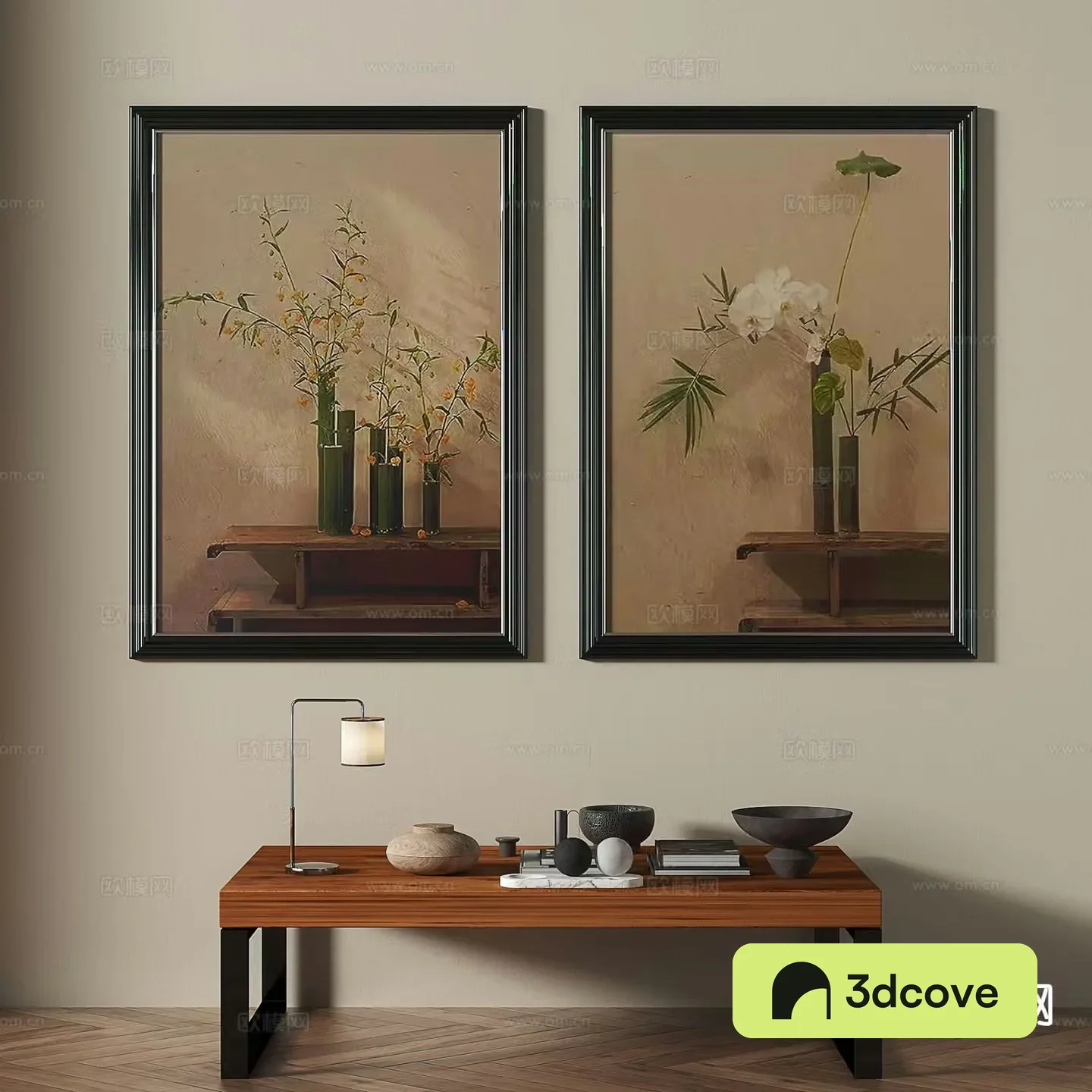 French retro painting real-life painting decorative painting