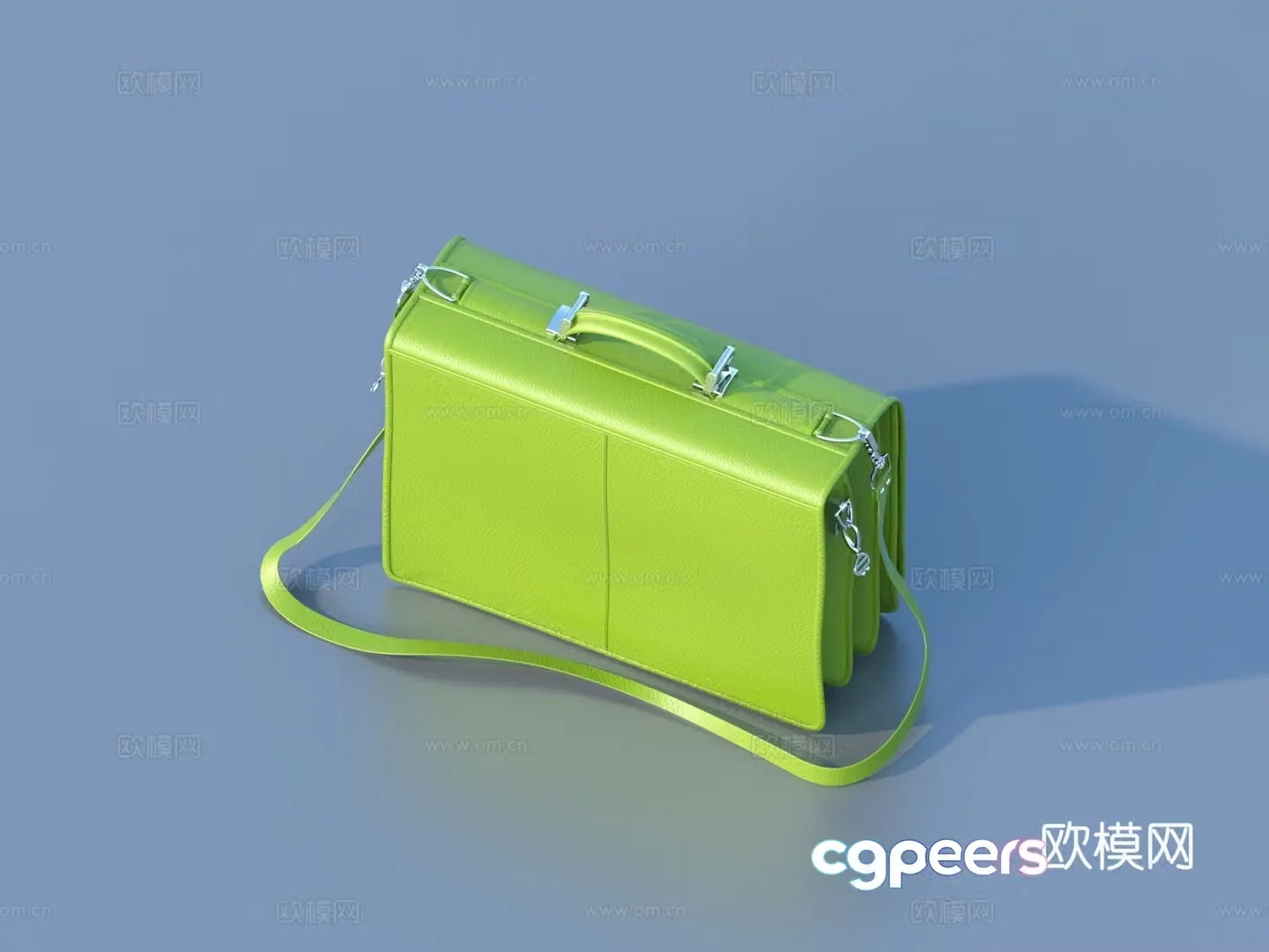 Leather bag Handbag Bag Briefcase Computer bag File bag 3D model
