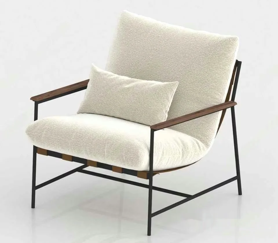 Modern Metal Chair 3D Model – 6532 – VRAY Render