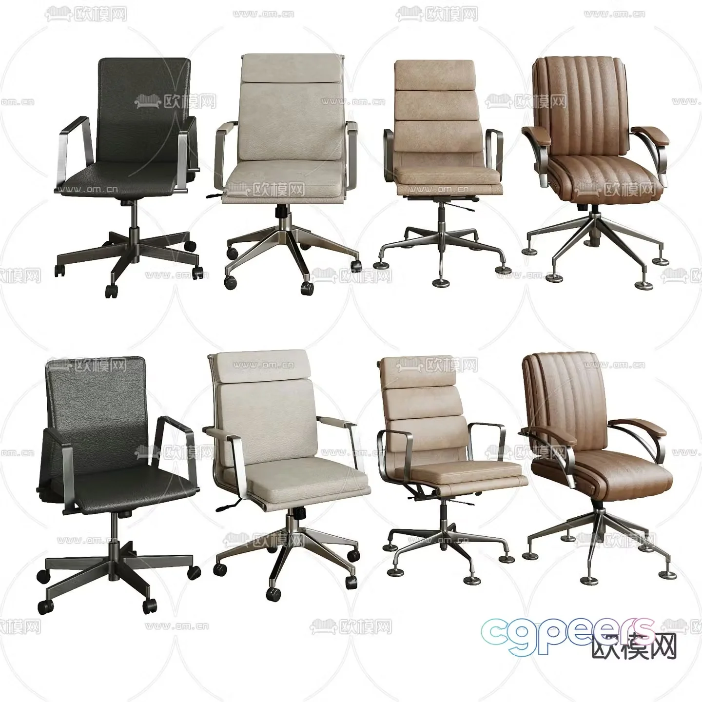 Office chair conference chair 3d model