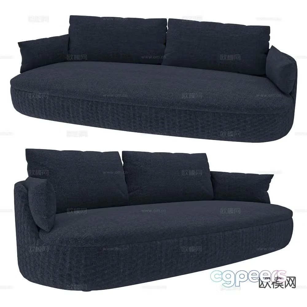 Moooi loveseat 3d model