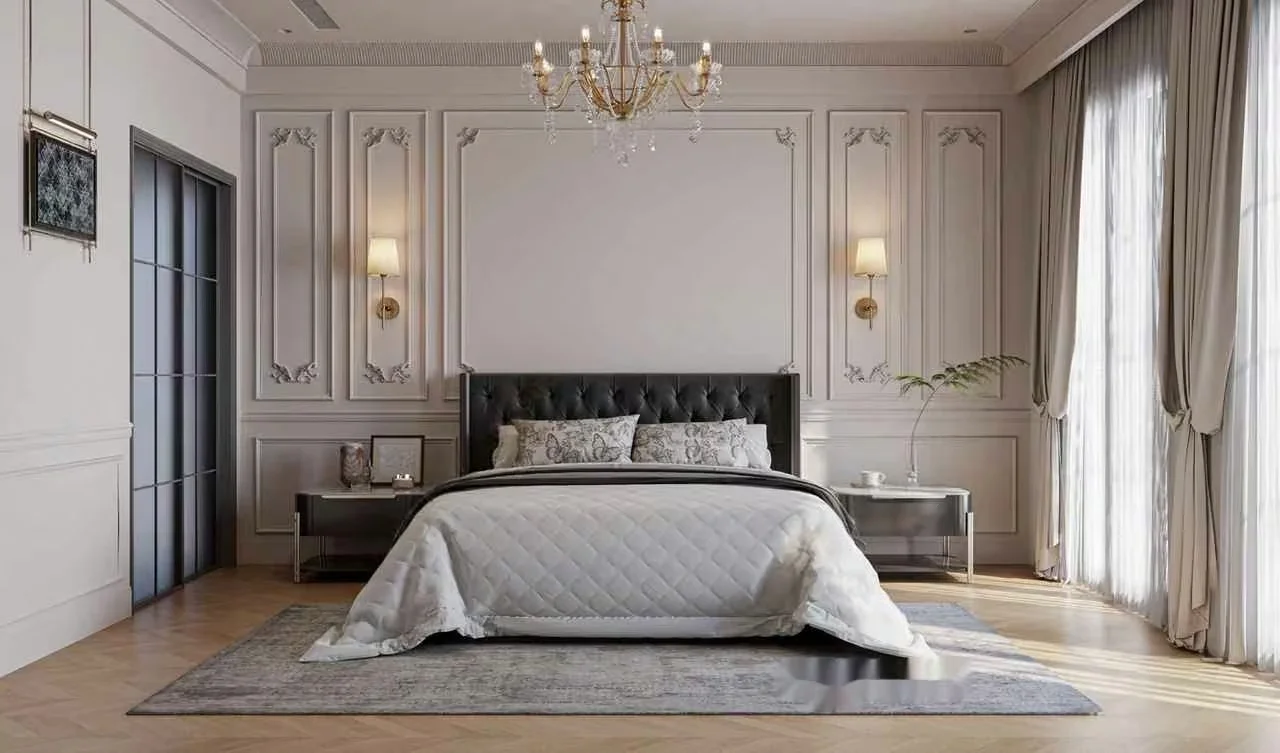 Cozy White Bedroom 3D Model – 9725 – VRAY Render