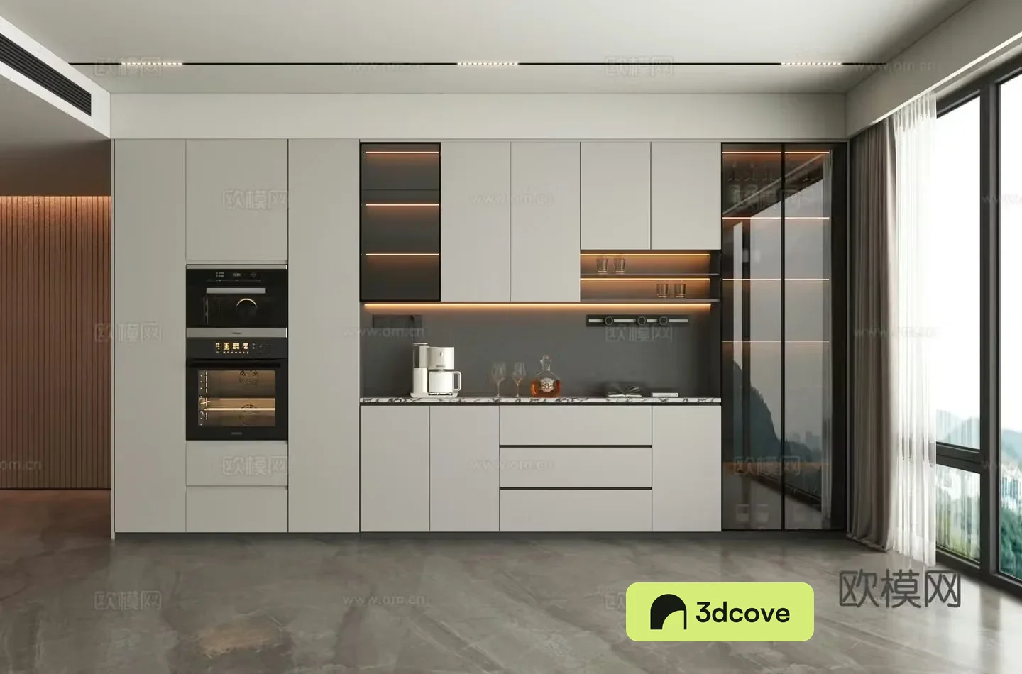 Modern wine cabinet