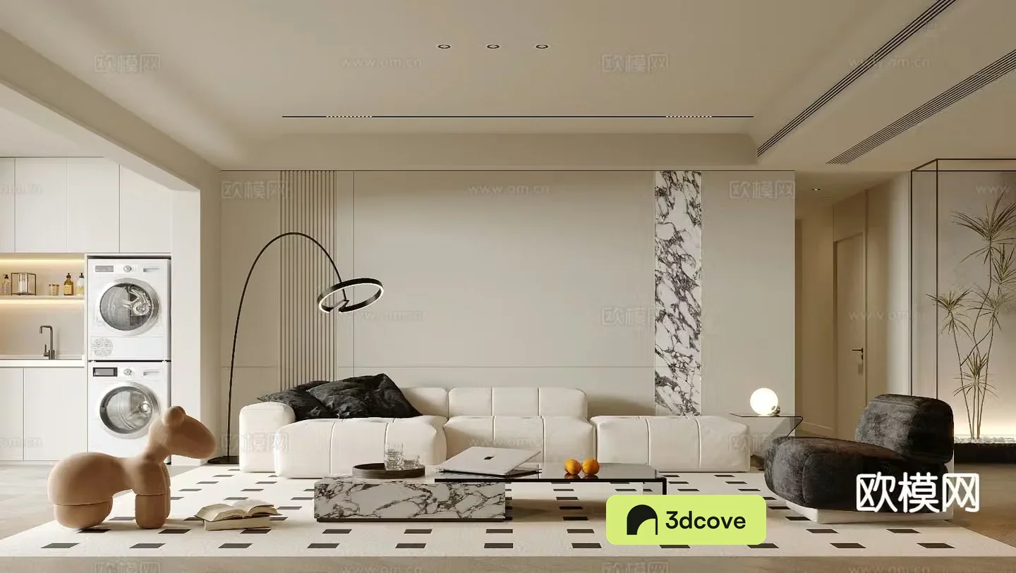 Cream style living room