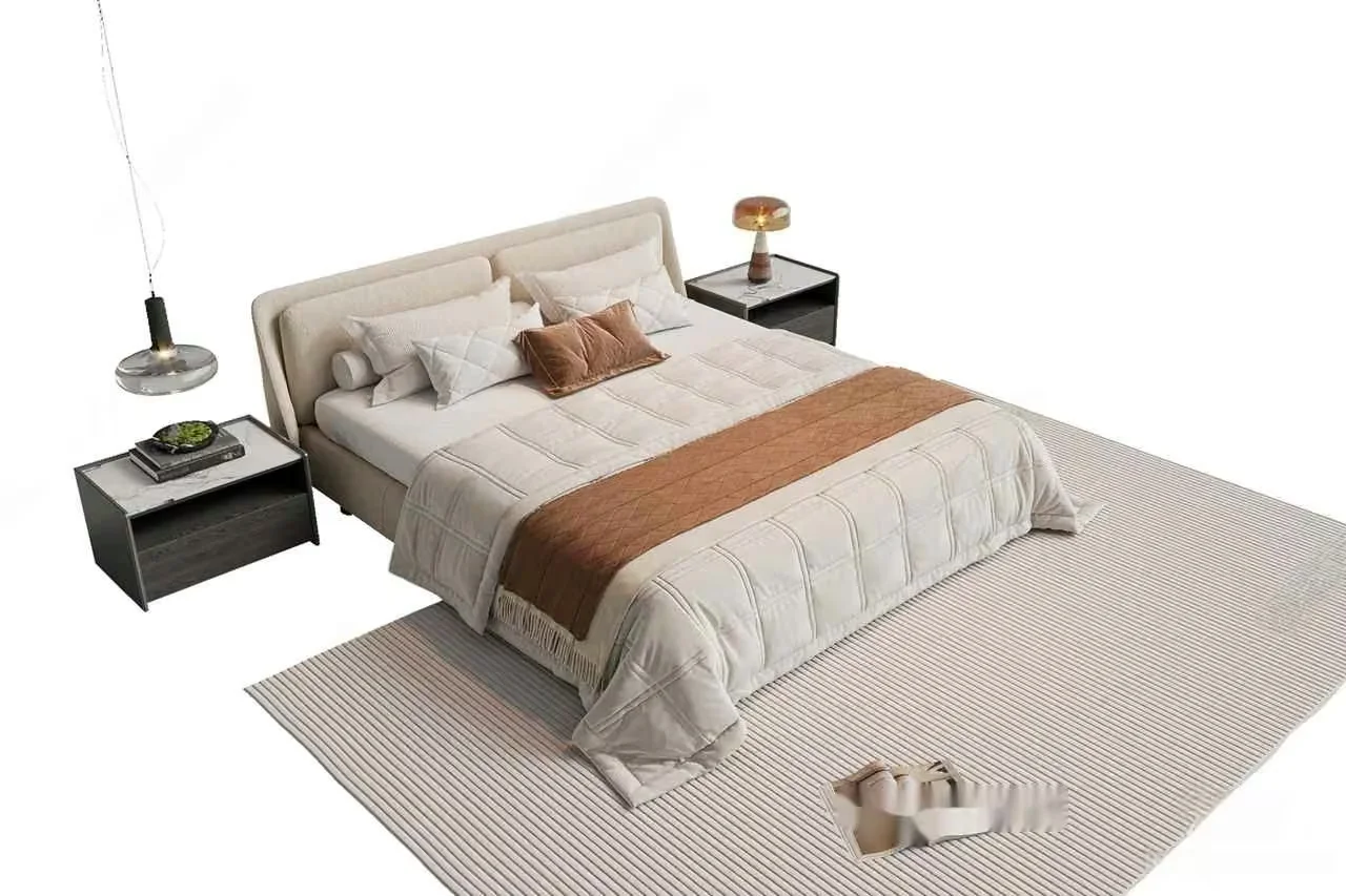 Modern Minimalist Bedroom 3D Model – 4255 – VRAY Render