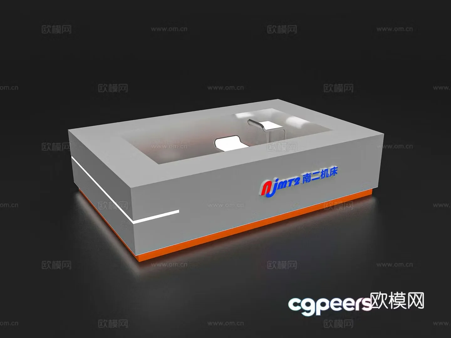 Modern reception desk Exhibition display booth reception desk Front desk Bar counter Table 3D model