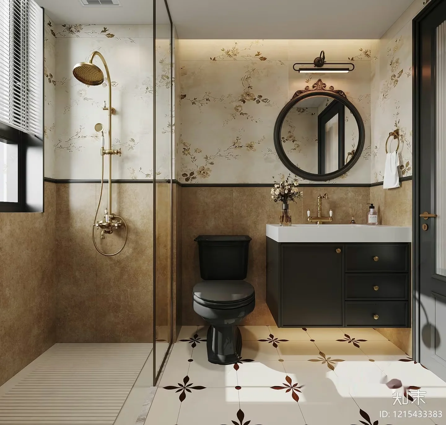 A Modern Bathroom 3D Model – 13529 – VRAY Render