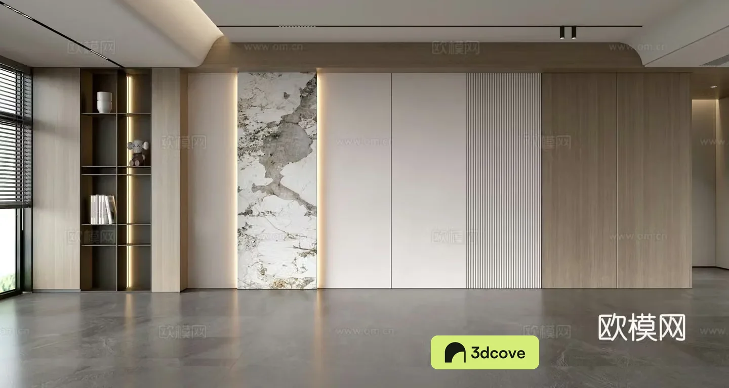 Modern sofa background wall