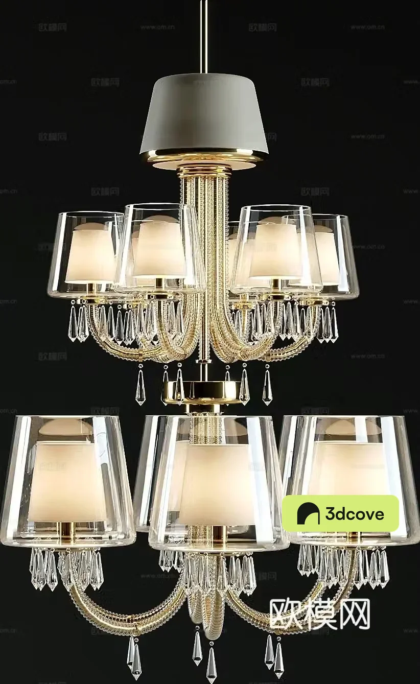European crystal chandelier