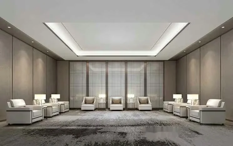 Modern Seating Arrangement 3D Model – 13002 – VRAY Render