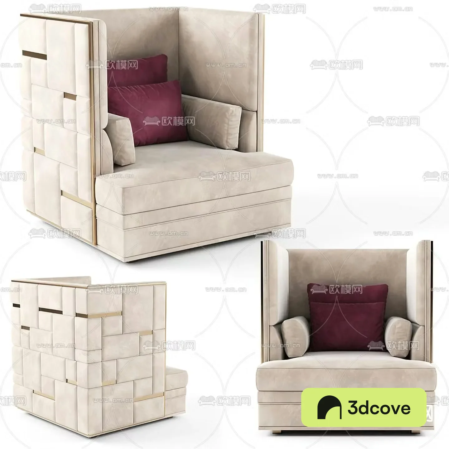 Visionnaire single sofa