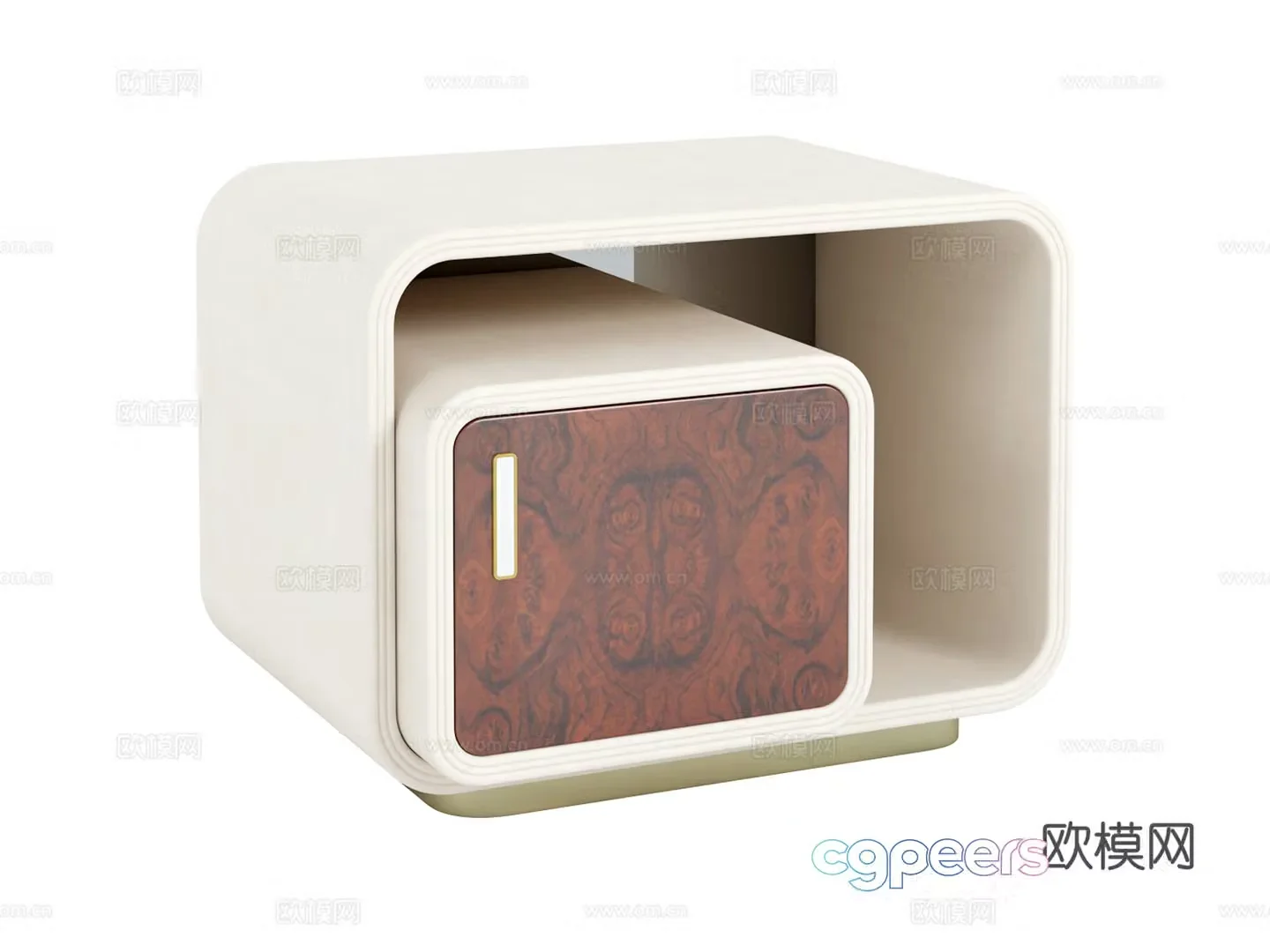 visionnaire bedside table 3d model