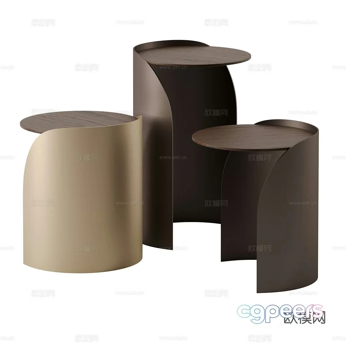 Modern light luxury Vida side 3D model