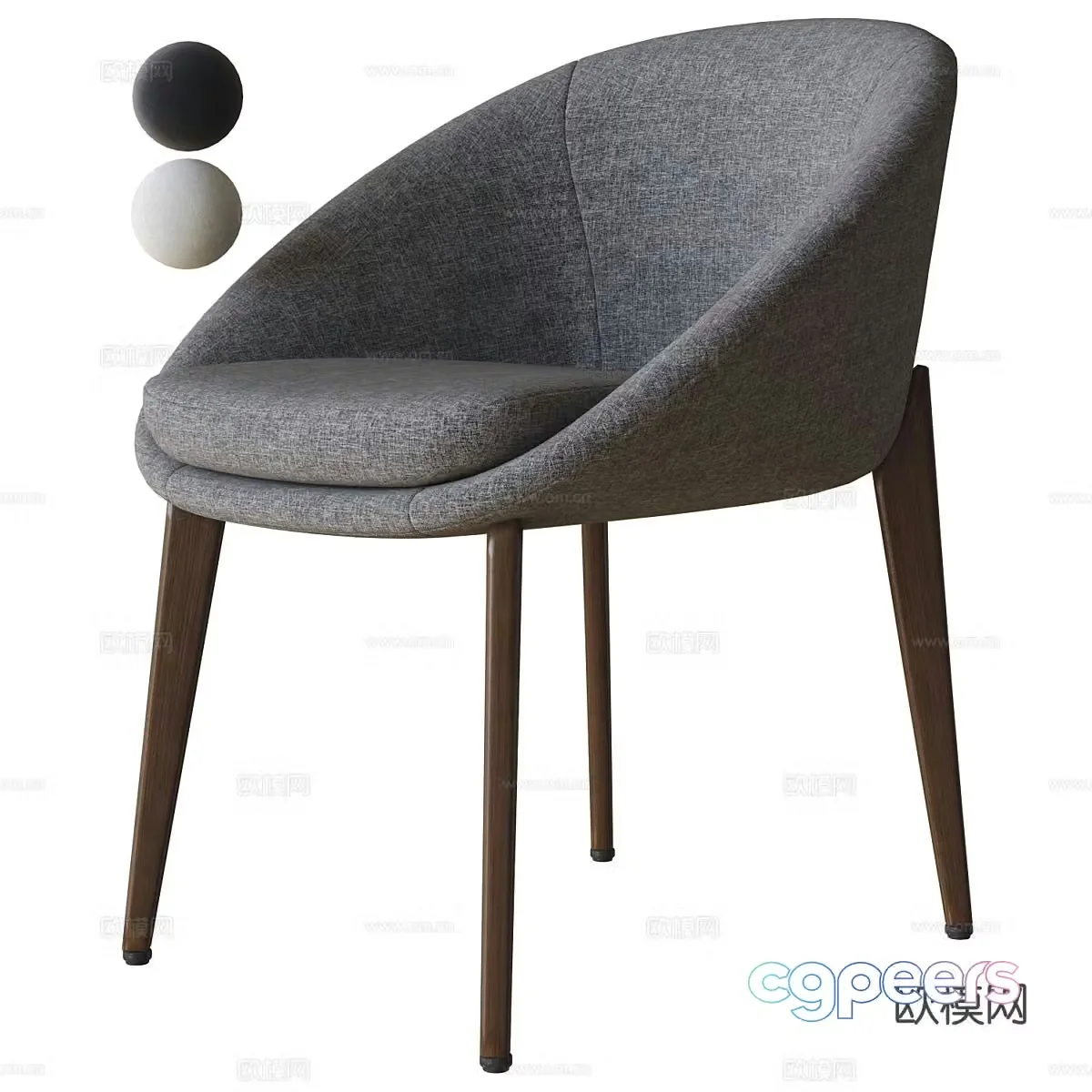chair dining chair 3d model